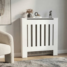 Cubierta para Radiador Linn, Blanco Duqueza, cuenta con espacio para colocar objetos decorativos ZF