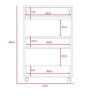 Combo para Cocina Almería, Incluye Cocina Integral y Mesa Auxiliar