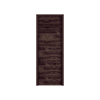 Puerta Prakti, Chocolate, con Cenefa y Apertura A La Derecha 90