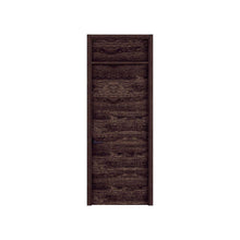 Puerta Prakti, Chocolate, con Cenefa y Apertura A La Derecha 80