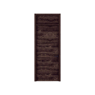 Puerta Prakti, Chocolate, con Cenefa y Apertura A La Izquierda 90