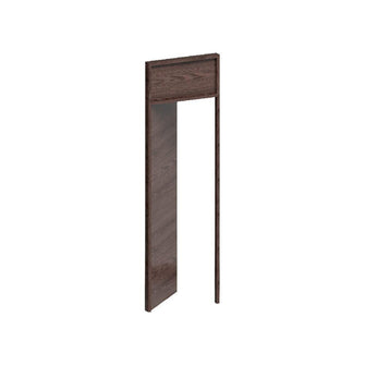 Puerta Prakti, Chocolate, con Cenefa y Apertura A La Izquierda 70