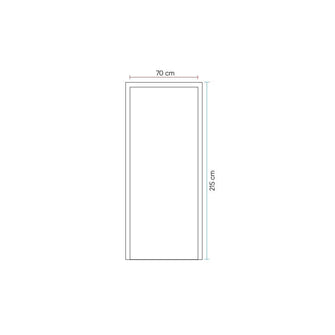 Puerta Prakti, Chocolate, con Apertura A La Derecha 70