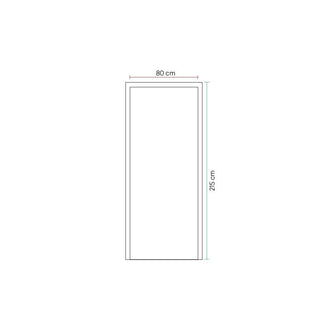 Puerta Prakti, Chocolate, con Apertura A La Derecha 80