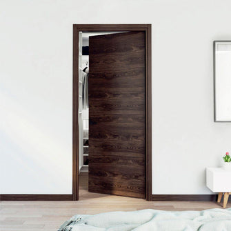 Puerta Prakti, Chocolate, con Apertura A La Derecha 80