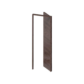Puerta Prakti, Chocolate, con Apertura A La Derecha 80