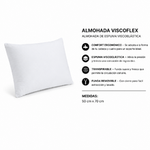 Almohada Viscoflex, Color Blanco