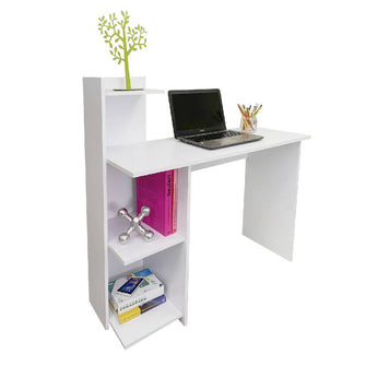 Escritorio-Biblioteca Moderno King 120x120x45cm Blanco