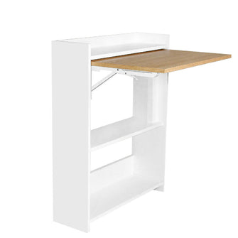 Combo Escritorio Plegable ahorra espacio (77X64X54) Blanco Vienes + silla eames