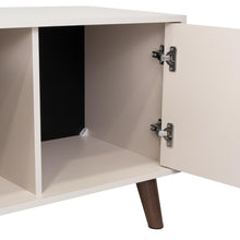 Mesa para TV Lannez, Milan y Capri, con dos puertas abatibles 65"