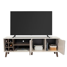 Mesa para TV Lannez, Milan y Capri, con dos puertas abatibles 65"