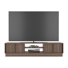 Mesa Para Tv Caobe, Avellana y Wengue, Para Televisor de Hasta 75 Pulgadas con cuatro puertas