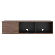 Mesa Para Tv Dorne, Avellana y Wengue, Con Puerta Abatible, Para Televisor Hasta 65" ZF