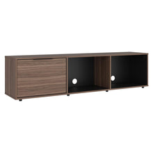 Mesa Para Tv Dorne, Avellana y Wengue, Con Puerta Abatible, Para Televisor Hasta 65" ZF
