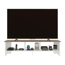 Mesa Para Tv Belga, Kronos Blanco y Kronos Fresno, Para Televisor Hasta 65" ZF