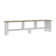 Mesa Para Tv Belga, Kronos Blanco y Kronos Fresno, Para Televisor Hasta 65" ZF