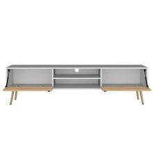 Mesa para TV Huna, Macadamia y Blanco, capacidad para TV de 75'' ZF