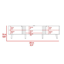 Mesa Para TV Shane, Fresno y Capri, Para Televisor de 75 Pulgadas