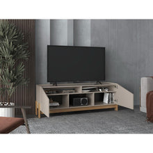 Mesa para TV Holanda, Fresno Europeo y Capri, para televisor máximo 70"