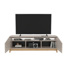 Mesa para TV Holanda, Fresno Europeo y Capri, para televisor máximo 70"