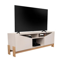 Mesa para TV Holanda, Fresno Europeo y Capri, para televisor máximo 70"