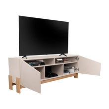 Mesa para TV Holanda, Fresno Europeo y Capri, para televisor máximo 70"