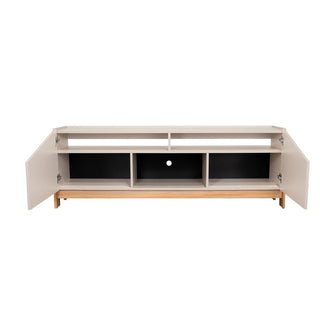 Mesa para TV Holanda, Fresno Europeo y Capri, para televisor máximo 70"