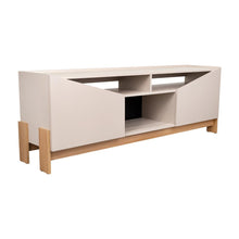 Mesa para TV Holanda, Fresno Europeo y Capri, para televisor máximo 70"