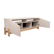 Mesa para TV Holanda, Fresno Europeo y Capri, para televisor máximo 70"