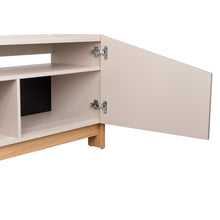 Mesa para TV Holanda, Fresno Europeo y Capri, para televisor máximo 70"