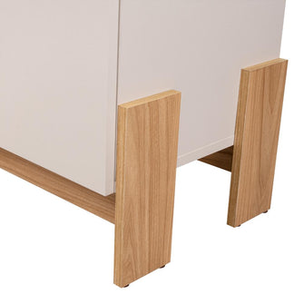 Mesa para TV Holanda, Fresno Europeo y Capri, para televisor máximo 70"