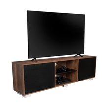 Mesa Para Tv Classic, Avellana y Wengue, Con Dos Puertas Batientes