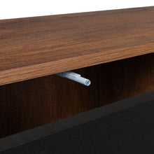 Mesa Para Tv Classic, Avellana y Wengue, Con Dos Puertas Batientes