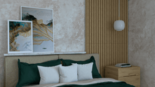 Panel Art 3D Decorativo, Café Claro, para Decorar tus Espacios X2