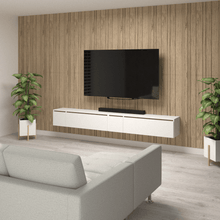 Panel Decorativo Ranurado, Beige, para Decorar tus Espacios X2