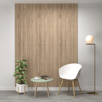 Panel Decorativo Ranurado, Beige, para decorar tus espacios X2 - VIRTUAL MUEBLES