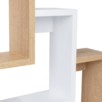 Repisa Ali, Beige y Blanco, X 3 módulos