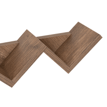 Set de Repisas Dalia, Beige y Chocolate, X 2 Unidades