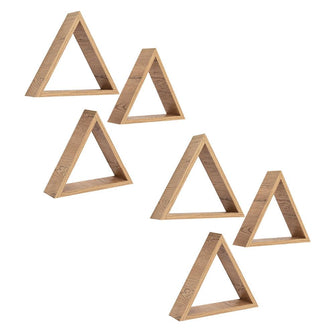 Set de Repisas Angular, Beige, X6 Unidades