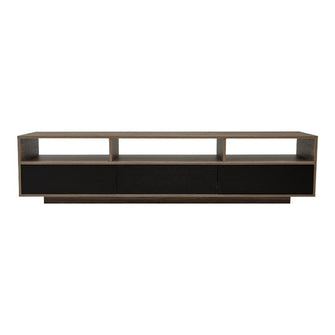Mesa Para Tv Tonny, Avellana y Wengue, Para Televisor de 90 Pulgadas
