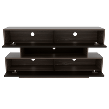 Mesa Para Tv Tonny, Avellana y Wengue, Para Televisor de 5O Pulgadas