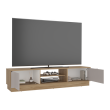 Mesa Para Tv Caobe, Fresno Europeo y Capri, Para Televisor de Hasta 75 Pulgadas con cuatro puertas
