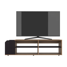 Mesa Para Tv Solene, Fresno Europeo y Wengue, Para Televisor Hasta 60 Pulgadas