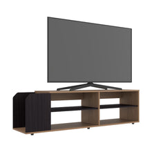 Mesa Para Tv Solene, Fresno Europeo y Wengue, Para Televisor Hasta 60 Pulgadas