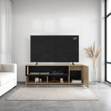 Mesa para TV Noland, Fresno Europeo y Wengue, para Televisor hasta 65"