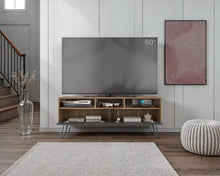 Mesa para TV Monaco, Fresno Europeo y Onix, con capacidad para tv 70"