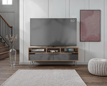 Mesa para TV Monaco, Fresno Europeo y Onix, con capacidad para tv 70"