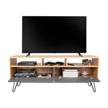 Mesa para TV Monaco, Fresno Europeo y Onix, con capacidad para tv 70"
