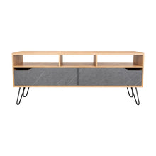 Mesa para TV Monaco, Fresno Europeo y Onix, con capacidad para tv 70"