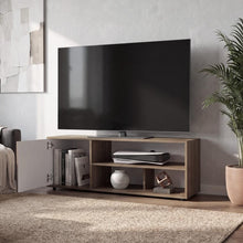 Mesa para TV Noah, Castaño y Blanco, para TV de hasta 55 Pulgadas